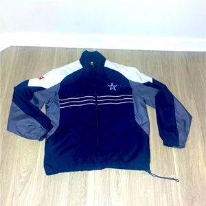 Dallas cow boy zip up windbreaker jacket